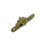zatrzask rolkowy wpuszczany Abloy 100 mm - brąz