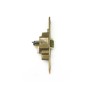 zatrzask rolkowy wpuszczany Abloy 100 mm - brąz