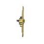 zatrzask rolkowy wpuszczany ABLOY 150 mm - brąz