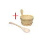 Ceber drewniany + chochla Sawo - 4 L